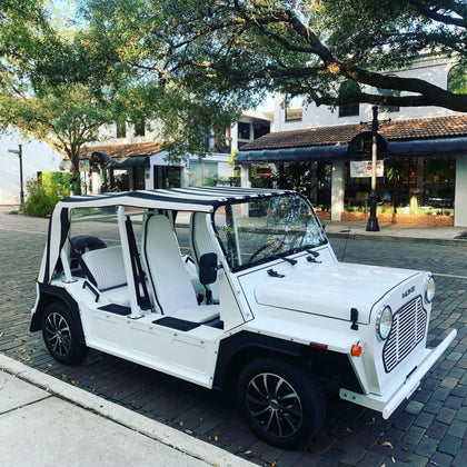 Striped Bimini Top From Moke America