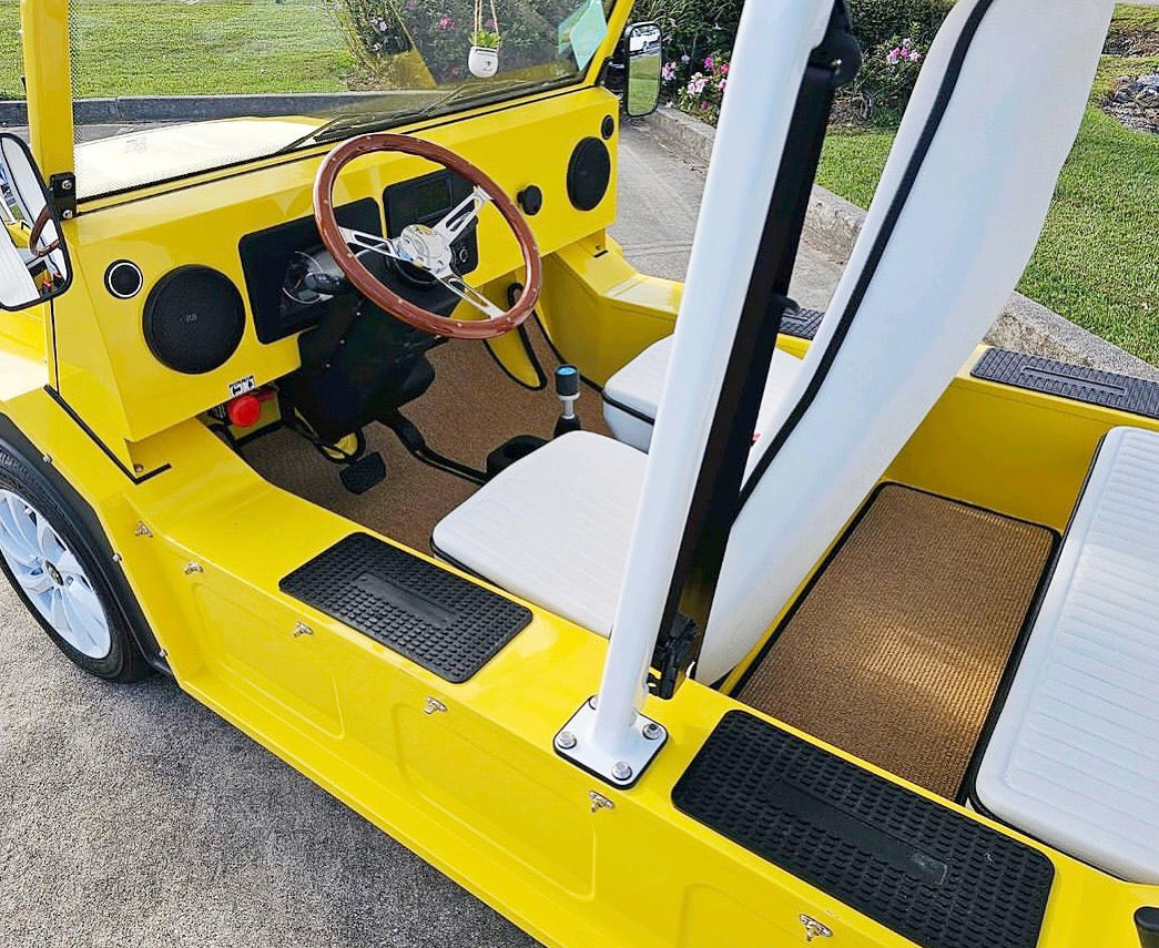 Premium Moke Floor Mats - 1st & 2nd Row - Fits Moke Electric