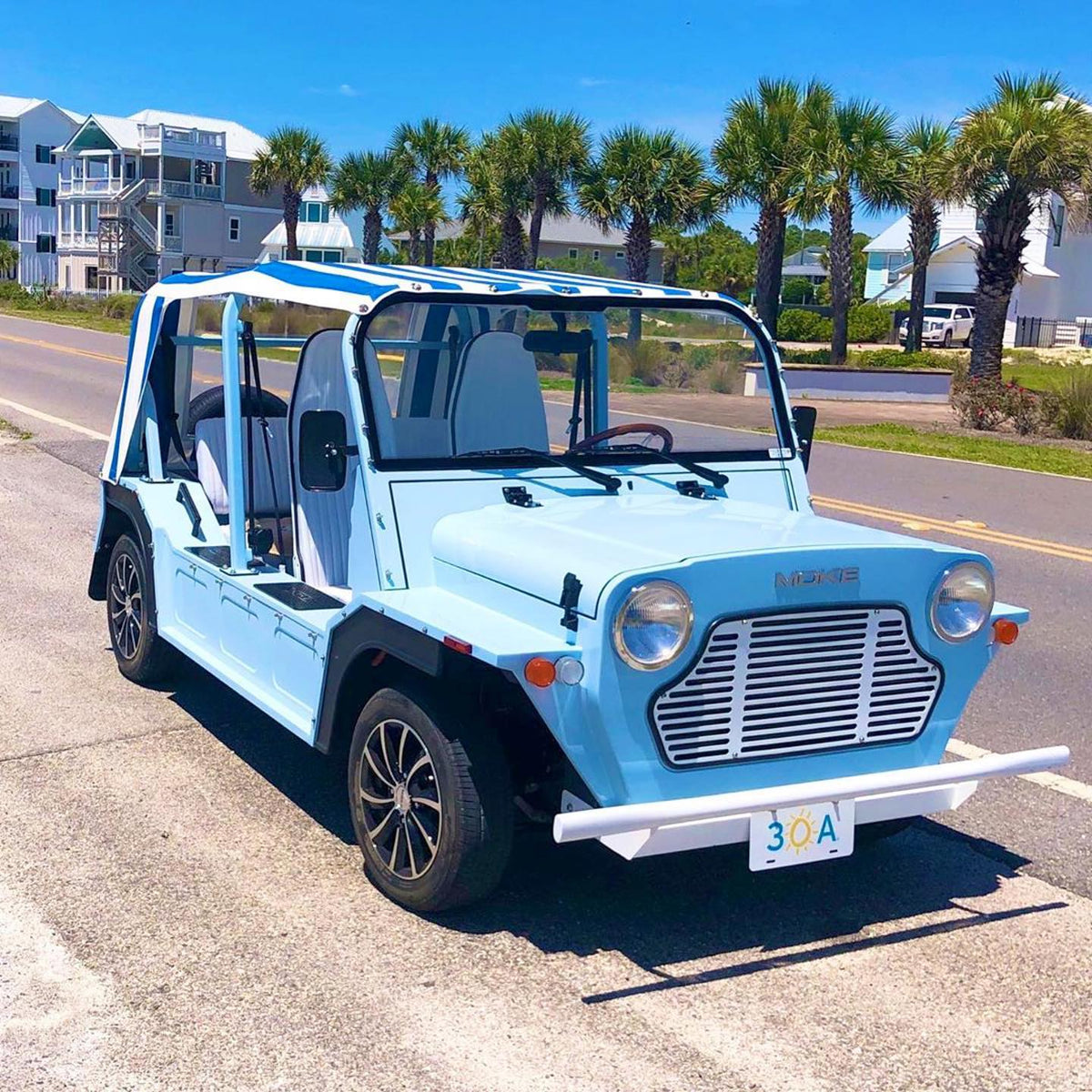 Moke Striped Top – Custom-Fit Striped Soft Top for Moke EV – Moke ...